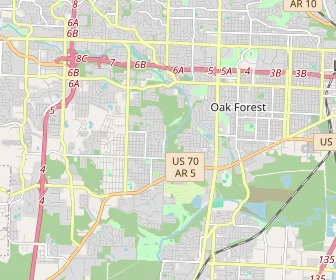 Area schools map